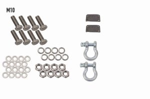 Jeep Wrangler JK D-Ring Mount Set - Fishbone Offroad - Barracuda - `07-`18